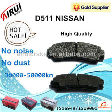 Высококачественные дисковые тормозные колодки для деталей Nissan x-trail